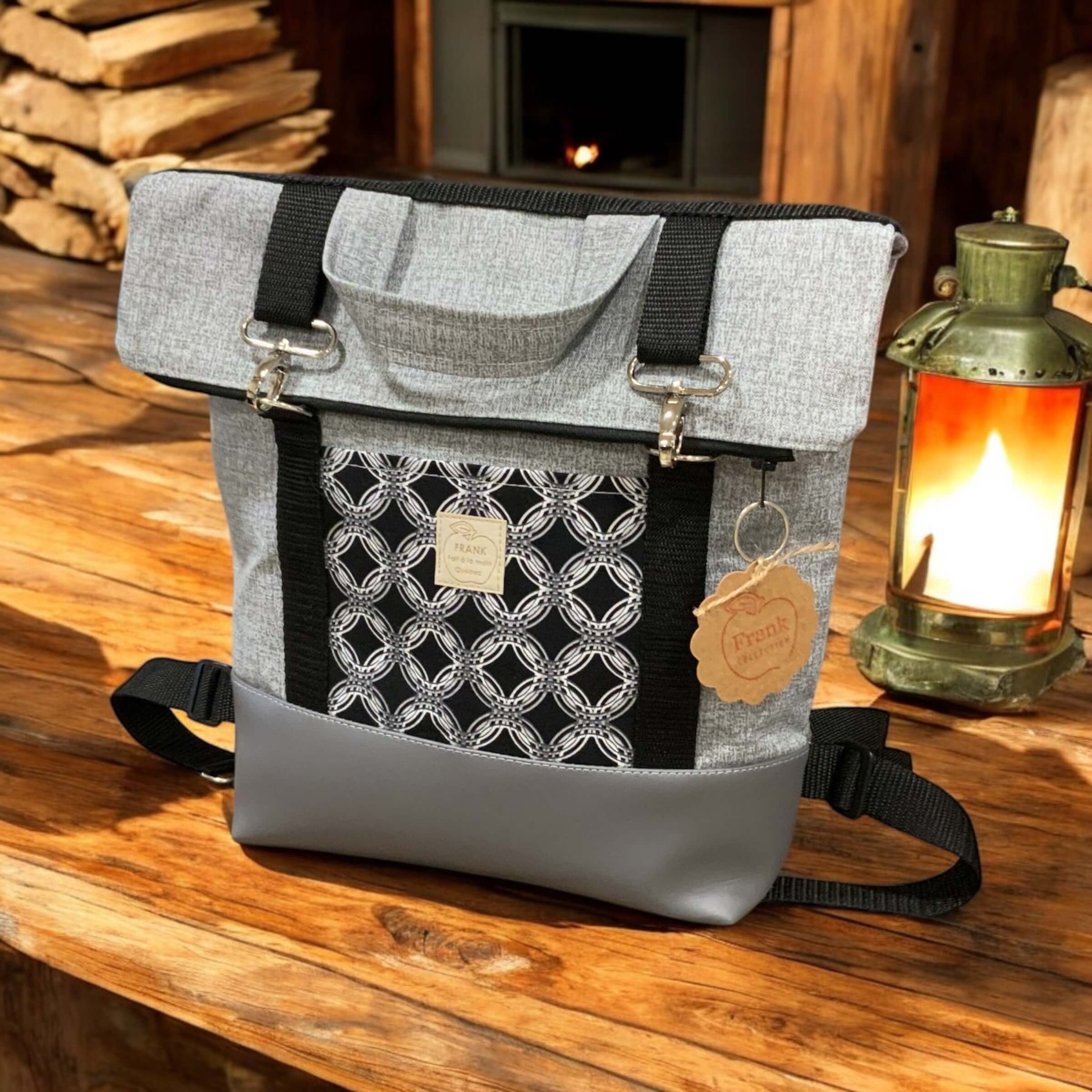Sac à dos gris